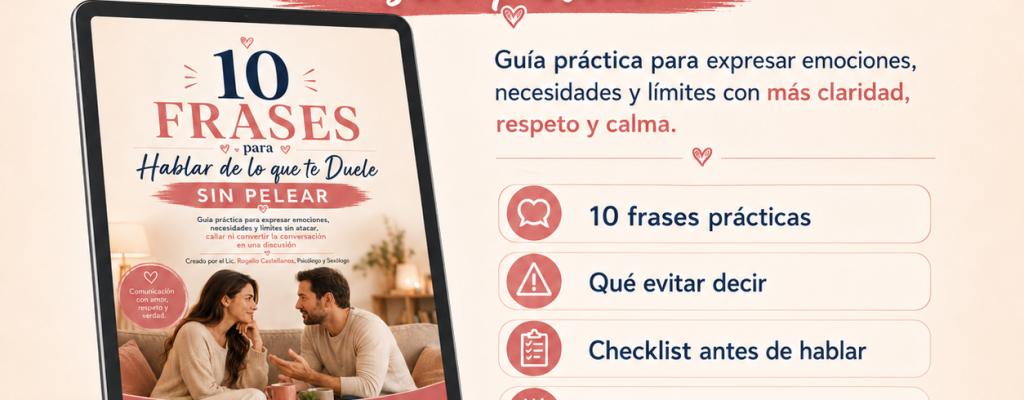 10 Frases para Hablar de lo que te Duele sin Pelear